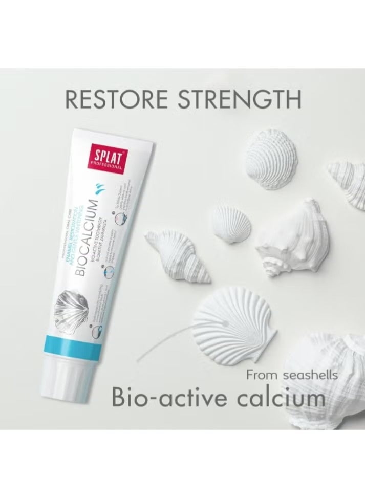 سبلات معجون أسنان سبلات بيوكالسيوم الخالي من الفلورايد 100 مل لتقوية مينا الأسنان والعناية اليومية بالفم - Image 2